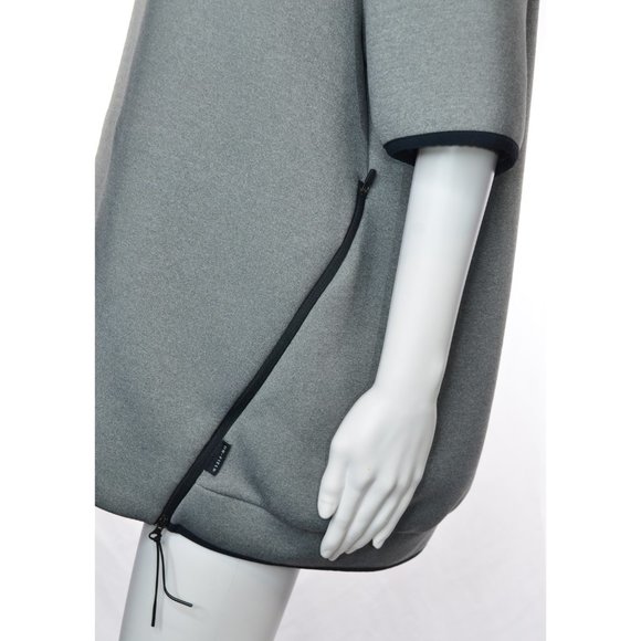 Nike On-Field Short Sleeve Funnel Neck Hoodie Gray Embroidered Butterfly Size L - Picture 4 of 8